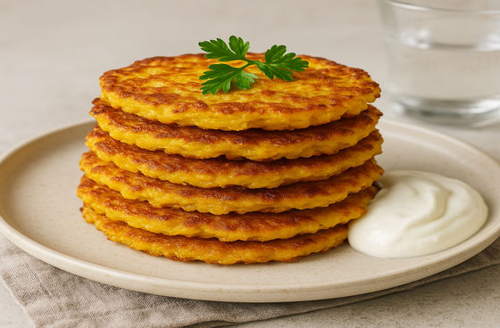 Драники с кукурузной мукой